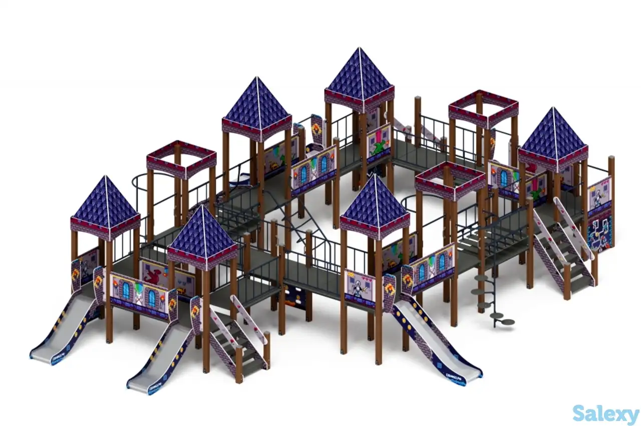 Детский игровой комплекс «замок» (пиксель) 2.18.11-03, фотография 1