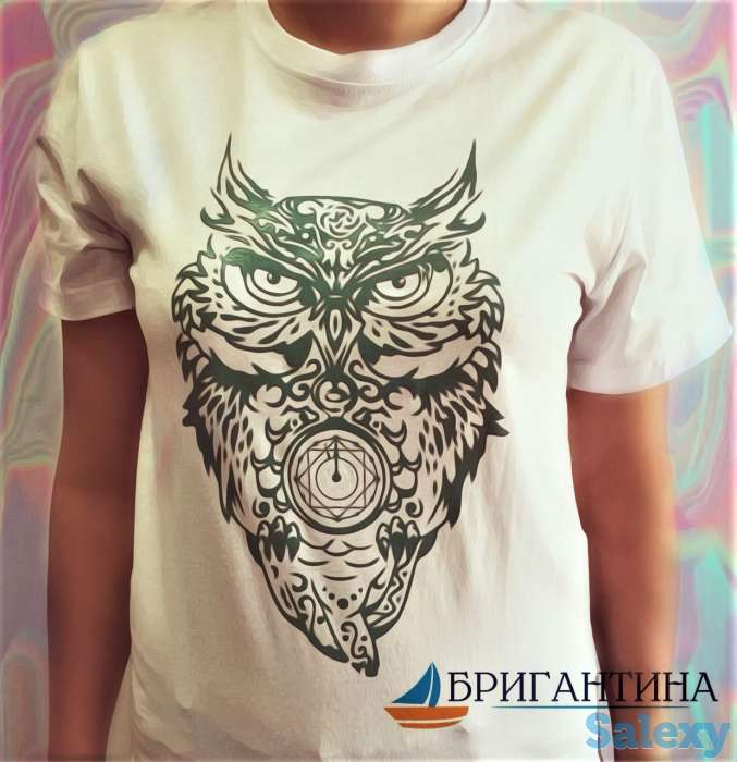 Акция июля -10% Печать на футболках логотипы надписи, фотография 3