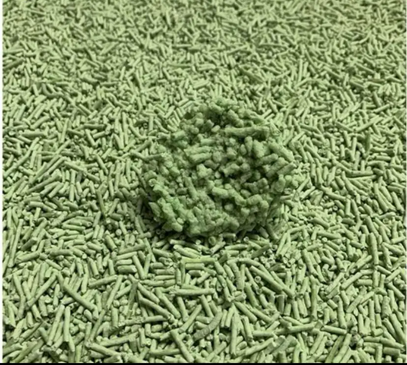 Комкующий наполнитель для кошек Тофу С Ароматами Зеленное яблоко, Вишня, Ваниль, Клубника, Нейтральный, фотография 1