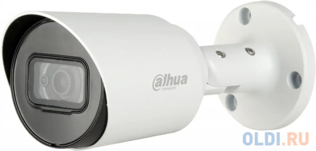 Камера видеонаблюдения dahua dh-hac-hfw1200tp-0280b 2.8-2.8мм hd-cvi hd-tvi цветная корп.:белый, фотография 1