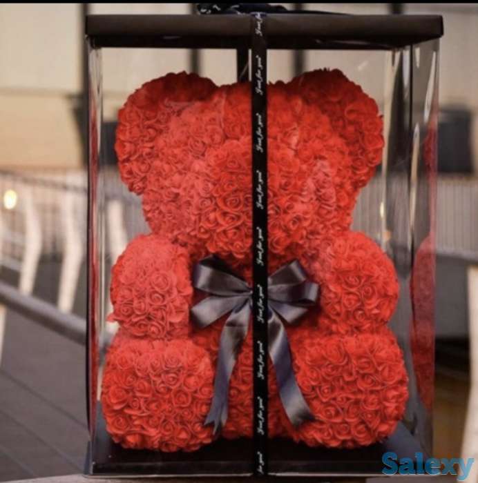 Мишки из роз 40 см!, фотография 2