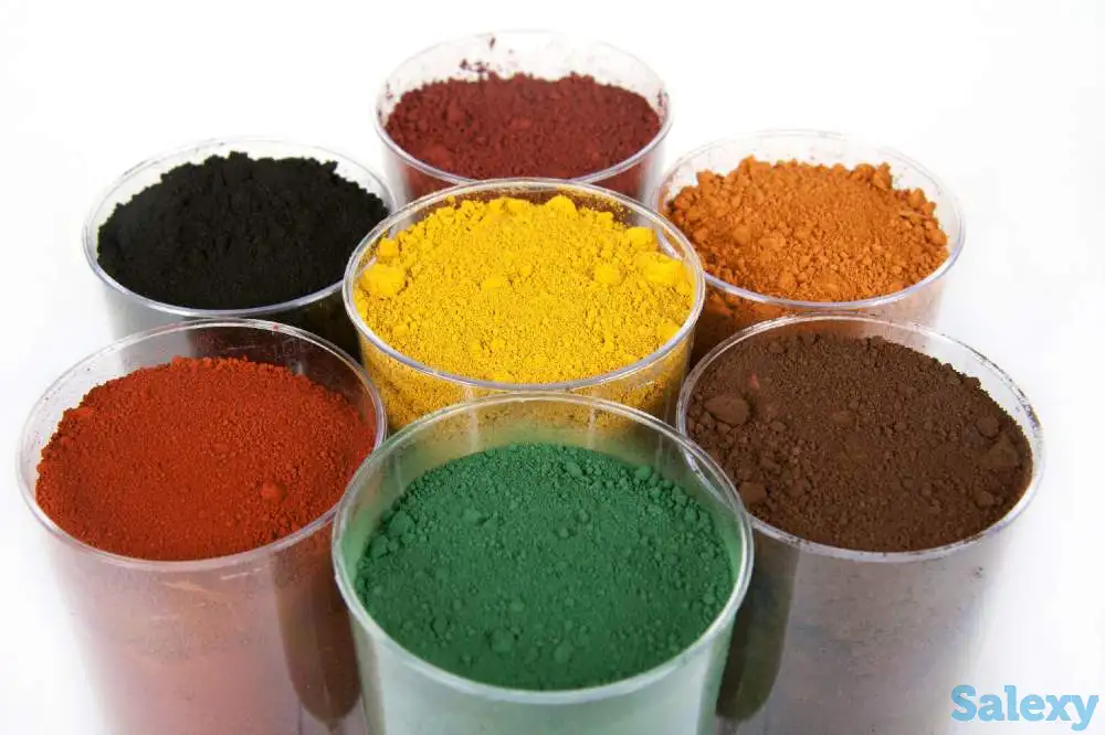 Железооксидные пигменты для бетона, тротуарной плитки и резиновой крошки, фотография 1