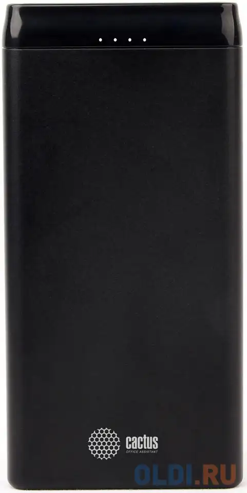 Внешний аккумулятор power bank 10000 мач cactus cs-pbfsft-10000 черный, фотография 1