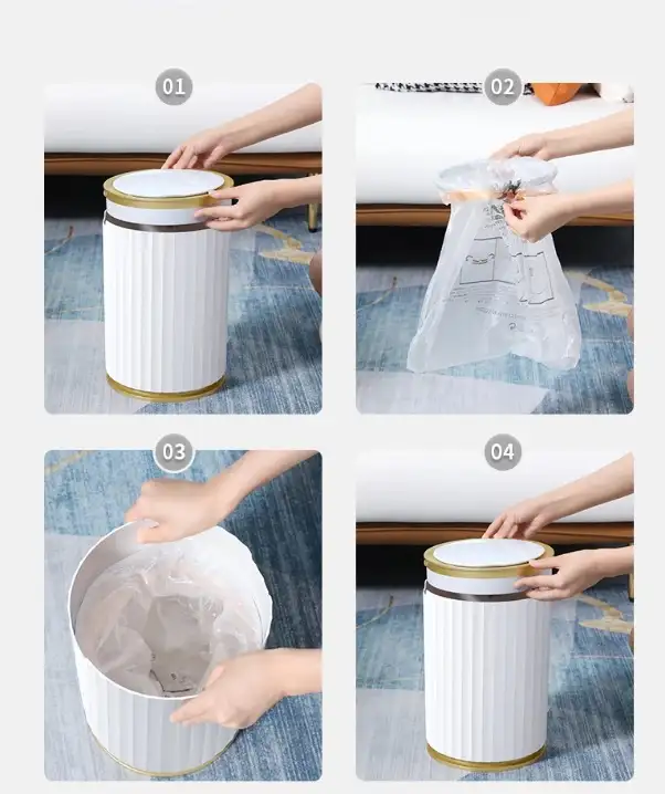 Сенсорное мусорное ведро 9 литров, фотография 2