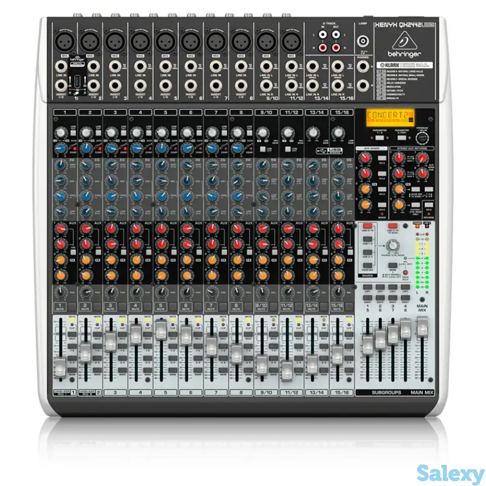 Микшерный пульт behringer xenyx qx2442usb, фотография 1