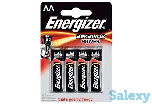 Батарейка energizer power alkaline lr6 aa, 1.5v, 4 шт. блистер, фотография 2