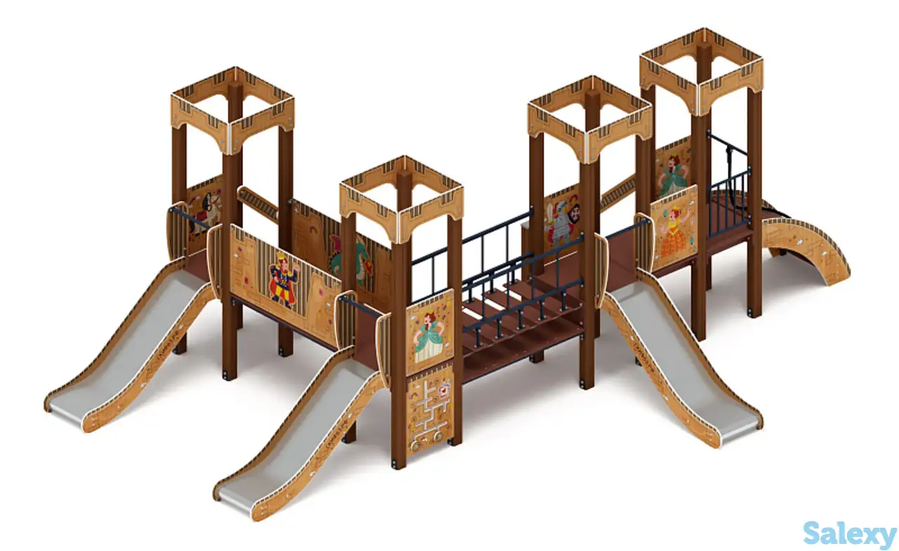 Королевство (картонное) - дик 1.15.04-12 - игровой комплекс h=900, фотография 1