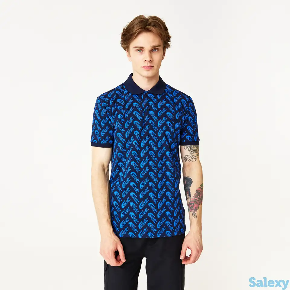 Мужское поло lacoste slim fit, фотография 1