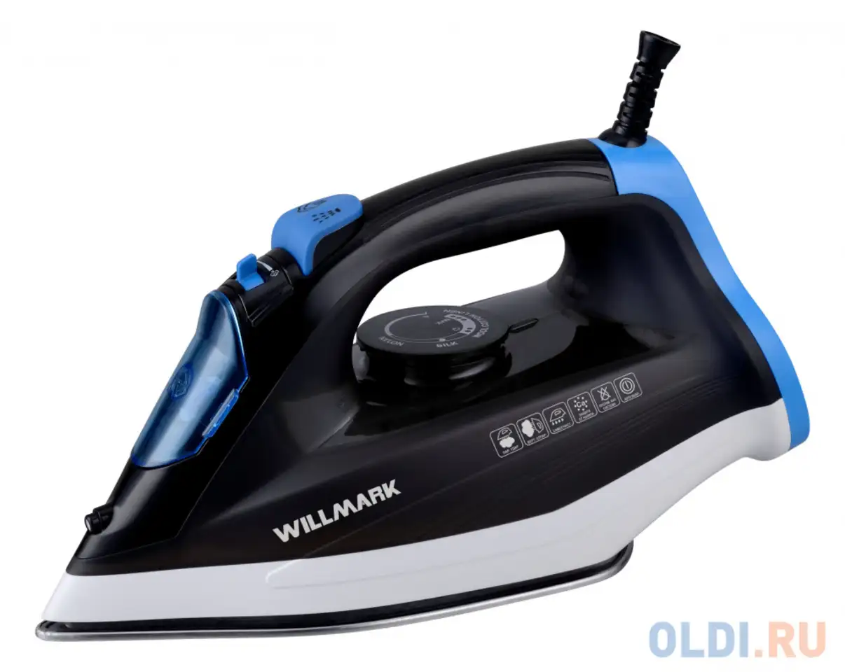Утюг willmark si-2405ca 2400вт чёрный, фотография 1