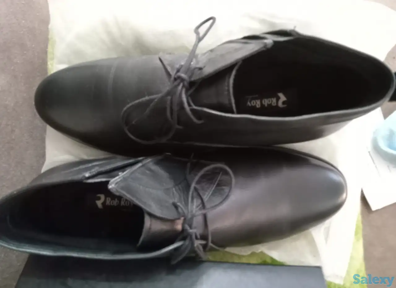 Мужские кожаные демисезонные ботинки., фотография 4