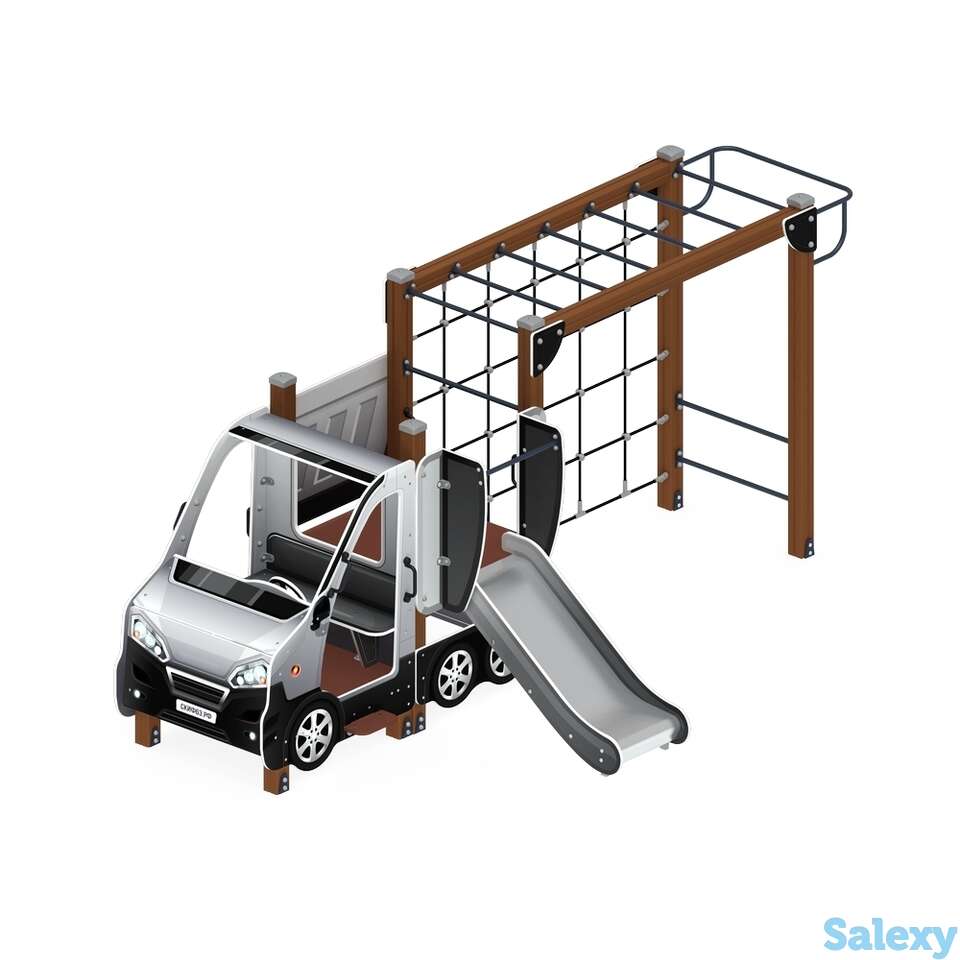 Детский игровой комплекс «машинка с горкой 2» дик 1.03.1.02-02 н 750, фотография 1