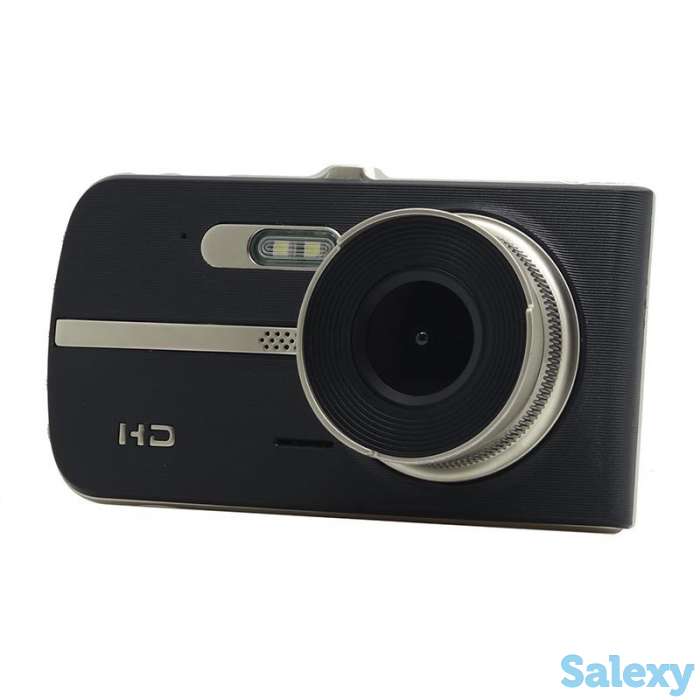 Продам автомобильный видеорегистратор с двумя (2) камерами, большим 4.0 дюймовым экраном, фотография 1