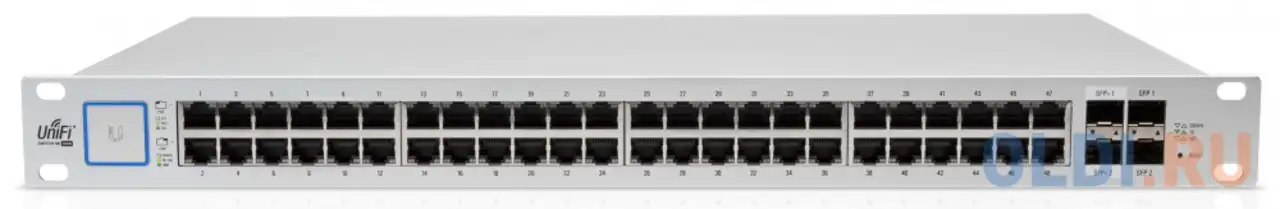 Коммутатор ubiquiti us-48-500w unifi switch, 48-port, 500w, фотография 1