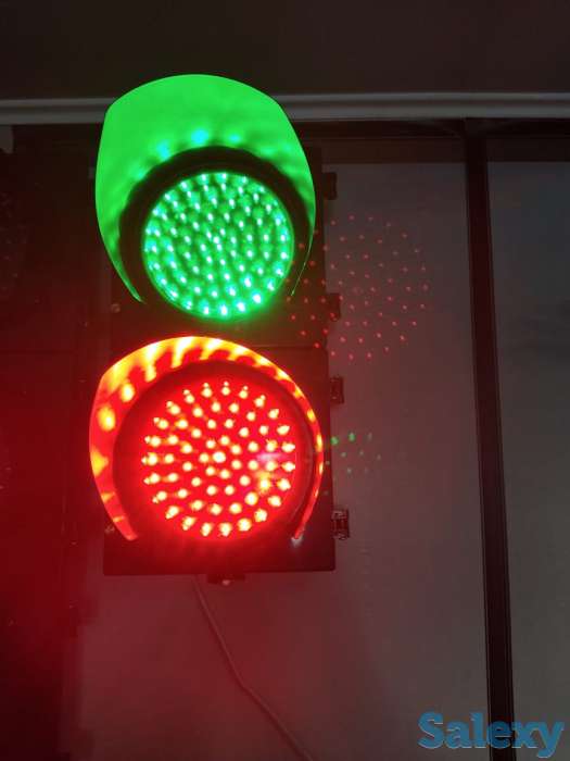 Светодиодный пешеходный светофор ø 200 мм 220V, фотография 3