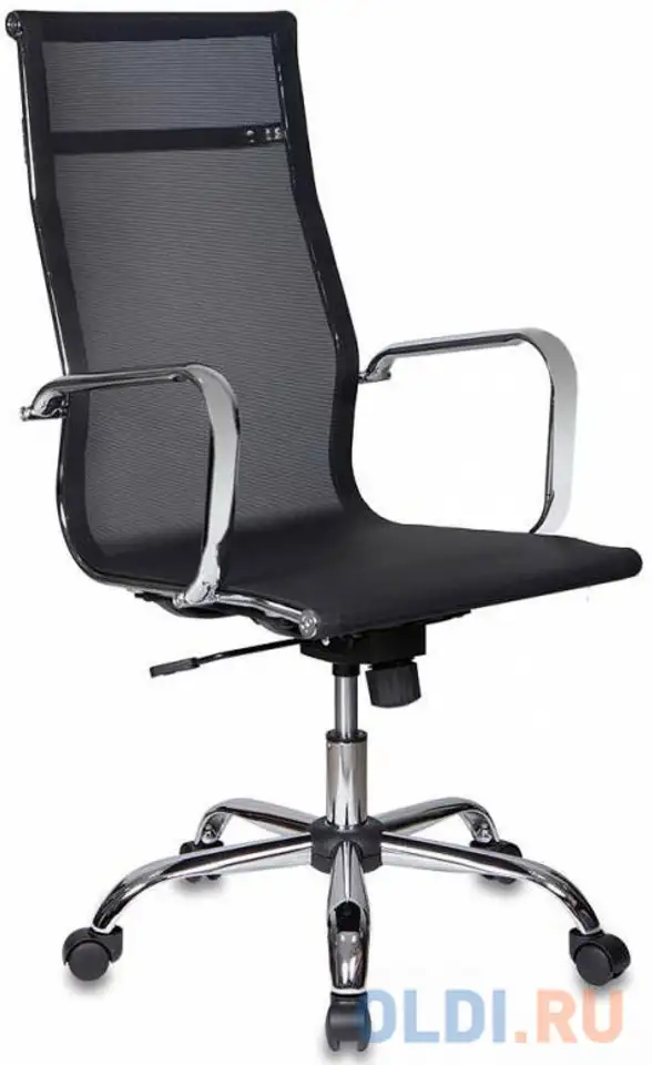 Кресло бюрократ ch-993/m01 сетка крестовина хром черный, фотография 1