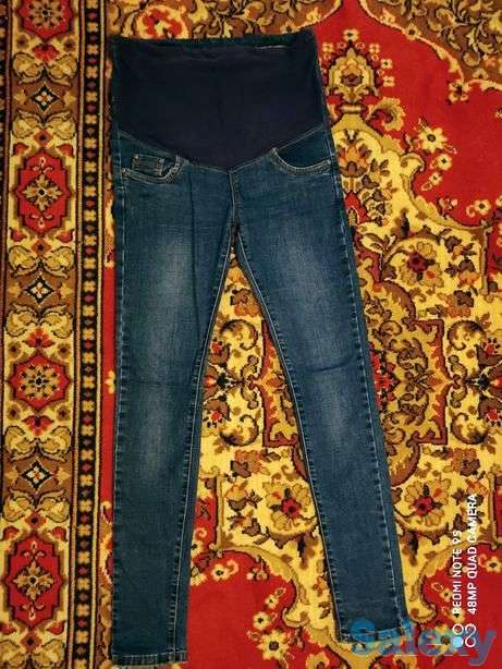 Джинсы для беременных+леггинсы,футболка, фотография 1