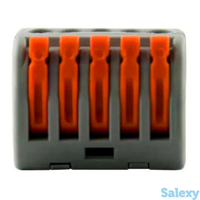 Строительно-монтажные клеммы СМК-415 (5х2,5 мм2) Энергия 50 шт/уп, 40 шт, фотография 1