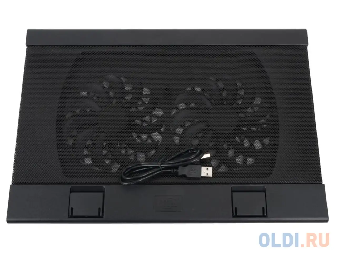 Теплоотводящая подставка под ноутбук deepcool wind pal fs black (до 15.6