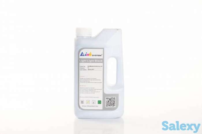 Чернила ультрахромные light light black 1 литр для принтеров epson r2400, фотография 1