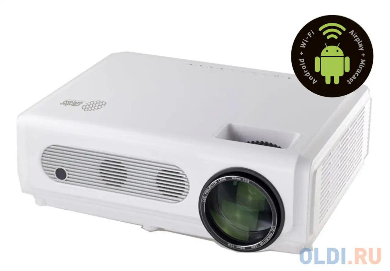 Проектор cactus cs-prm.05wt.wuxga-a lcd 2800lm (1920x1080) 2000:1 ресурс лампы:30000часов 2xusb type, фотография 1