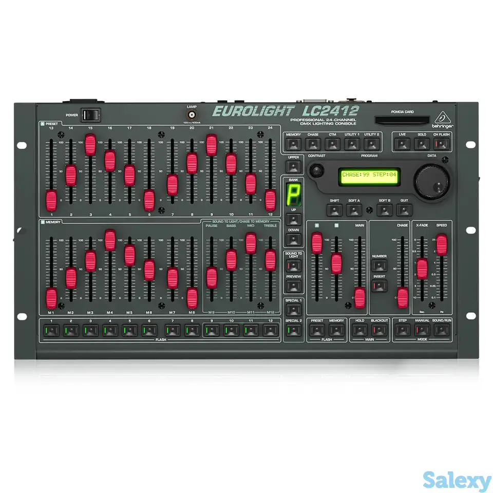 Световой пульт dmx behringer lc2412, фотография 1