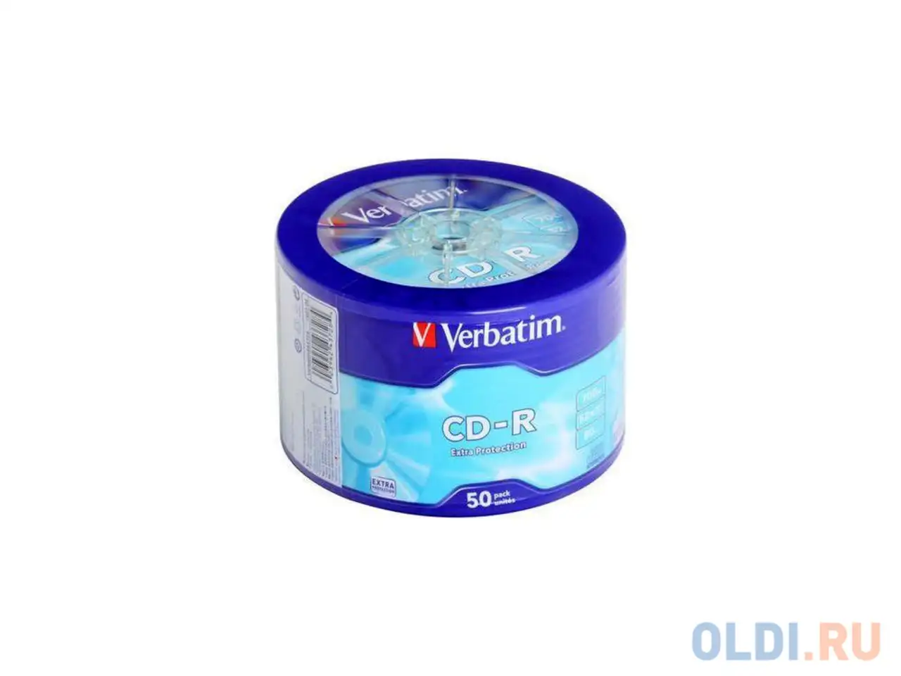 Диски cd-r verbatim 700mb 52x shrink 50шт 43787, фотография 1