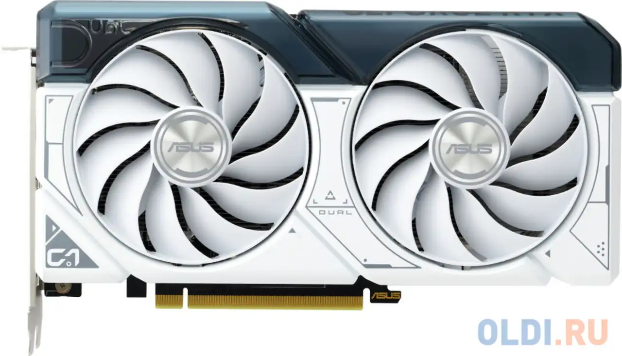 Видеокарта asus nvidia geforce rtx 4060 ti dual white oc 8gb, фотография 1