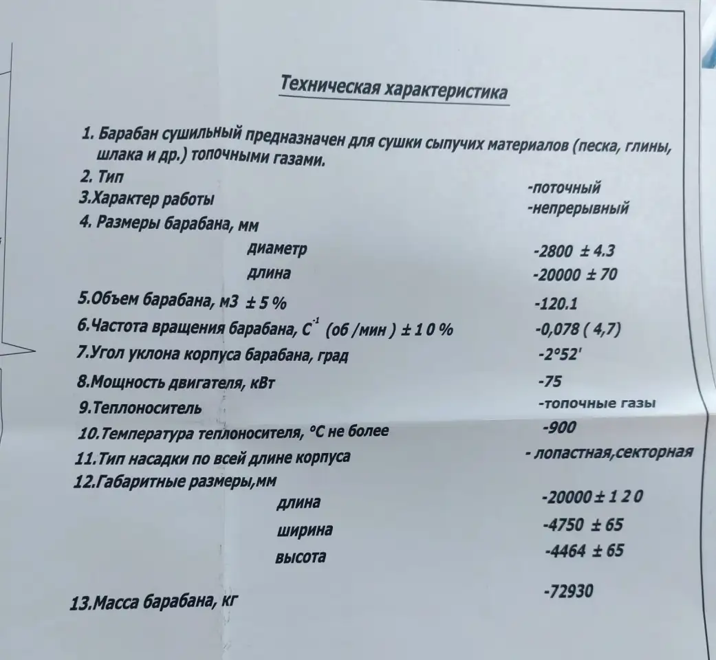 Сушильный барабан, фотография 1