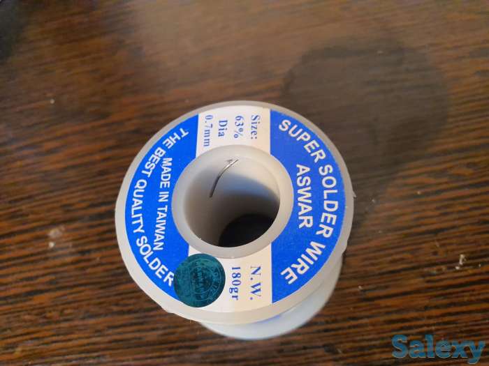 Припой Тайвань (0.7мм - 180 гр, 1 мм - 100 гр), фотография 5