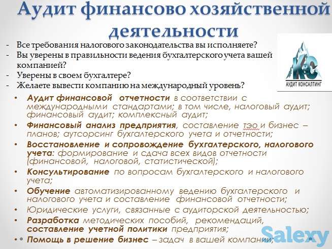 Качественный аудит по приемлемым ценам, фотография 1
