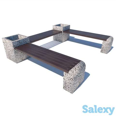 Уличная мебель из натурального камня с природной и неповторимой текстурой, фотография 6