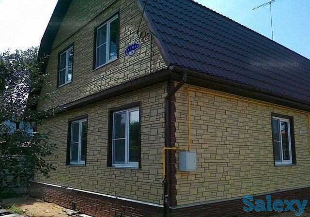 Обшивка домов сайдинг, фасадная панель, кровля крыш проф лист, черепиц, фотография 5