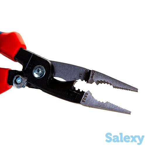 Электромонтажные плоскогубцы 6 в 1 knipex kn-1392200, фотография 2