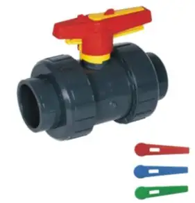 Кран шаровый, Запорная арматура ПЭ100, ПП, ПВХ и ПВДФ, фотография 2