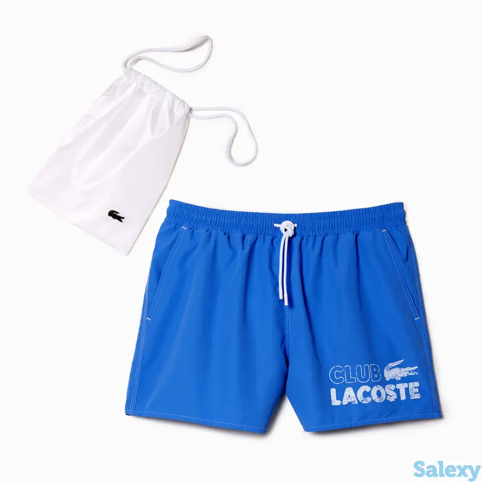 Мужские плавки lacoste quick dry со встроенной подкладкой, фотография 1