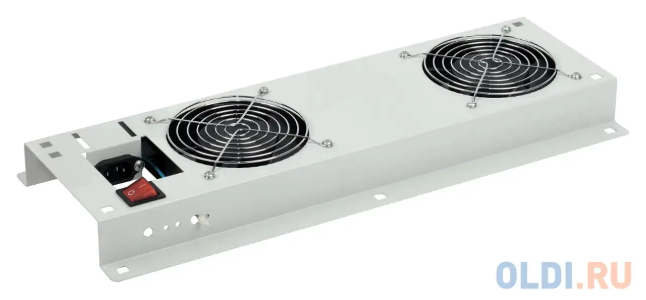 Панель вентиляторная itk (fm35-21m) 2 вент. серый (упак.:1шт), фотография 1