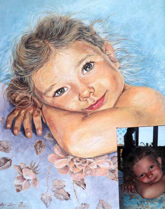 Портрет на заказ, картины, роспись стен, барельеф, фотография 2