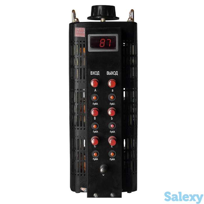 Автотрансформатор (латр) энергия black series tsgc2-6ква 6а (0-520v) трехфазный, фотография 1