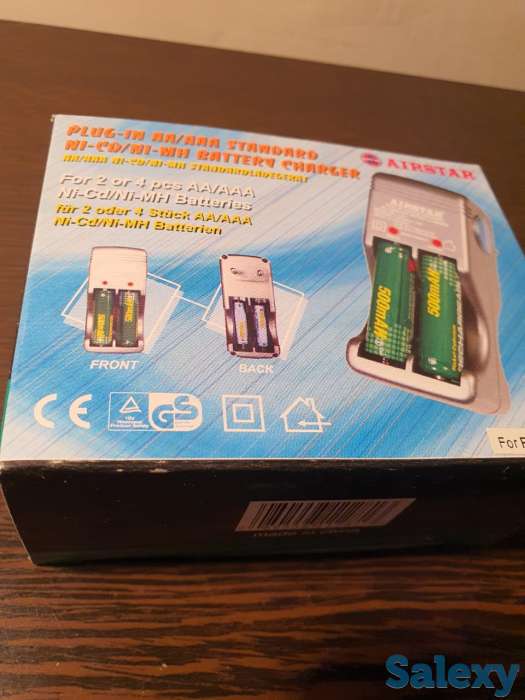 Зарядное устройство, зарядка для аккумуляторных батареек Ni-Cd/Mh, фотография 6