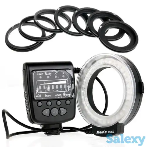 Макро вспышка кольцевая светодиодная, фотография 5