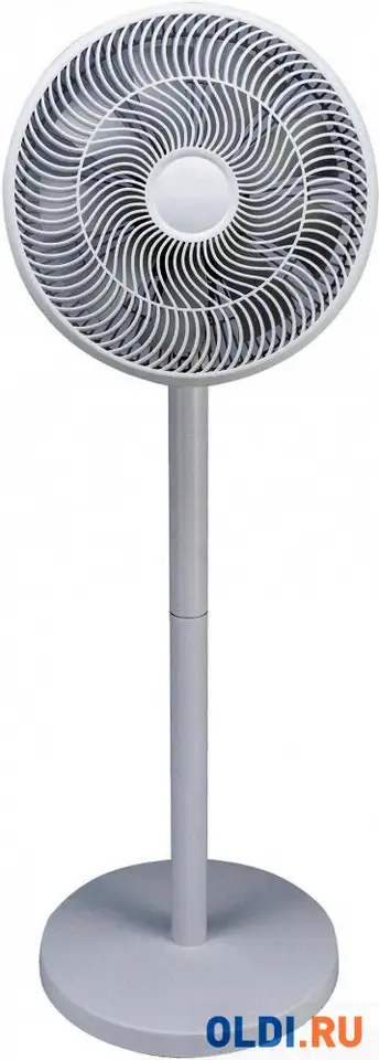 Вентилятор напольный domfy dcw-f-40p-1 40 вт белый, фотография 1