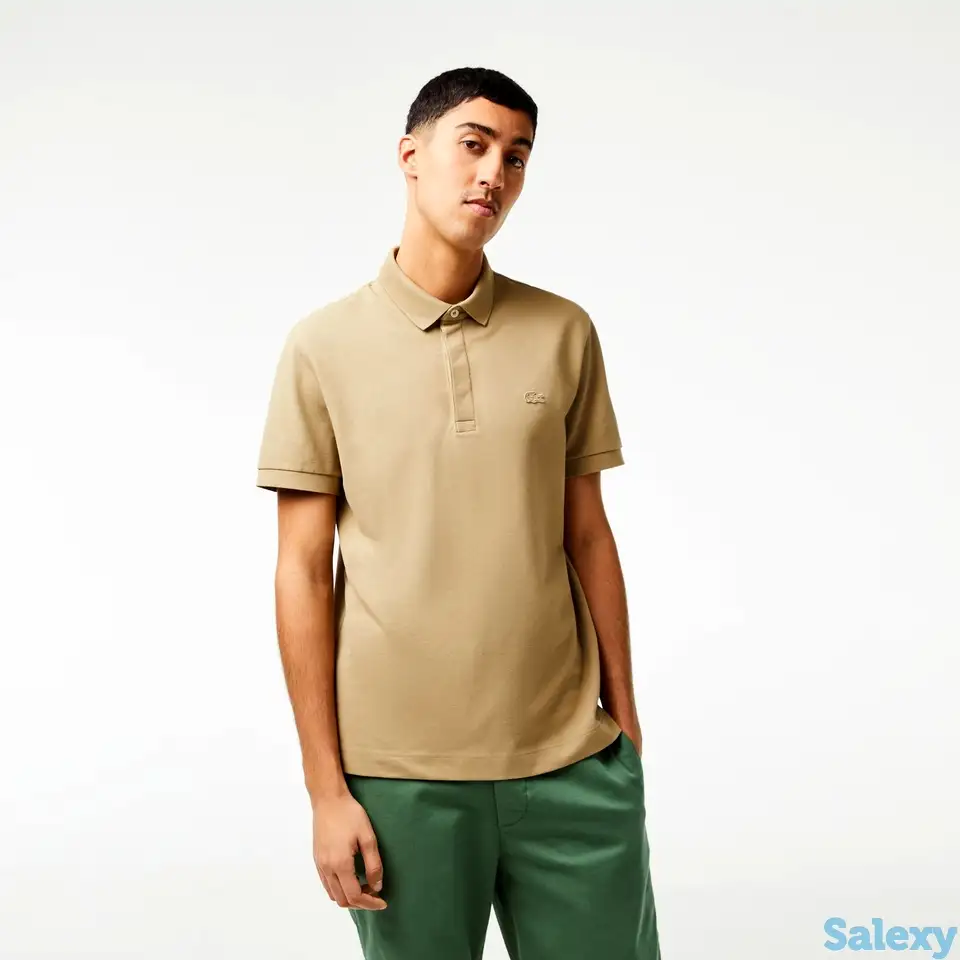Мужское поло lacoste paris polo regular fit, фотография 1