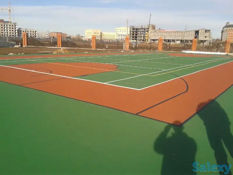 тартановое покрытие с монтажом, фотография 3