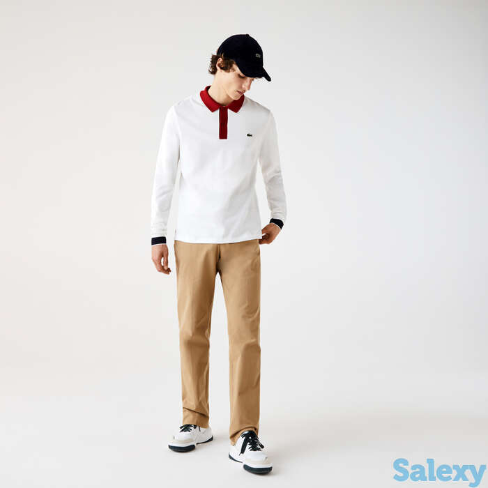 Мужское поло lacoste made in france regular fit, фотография 1