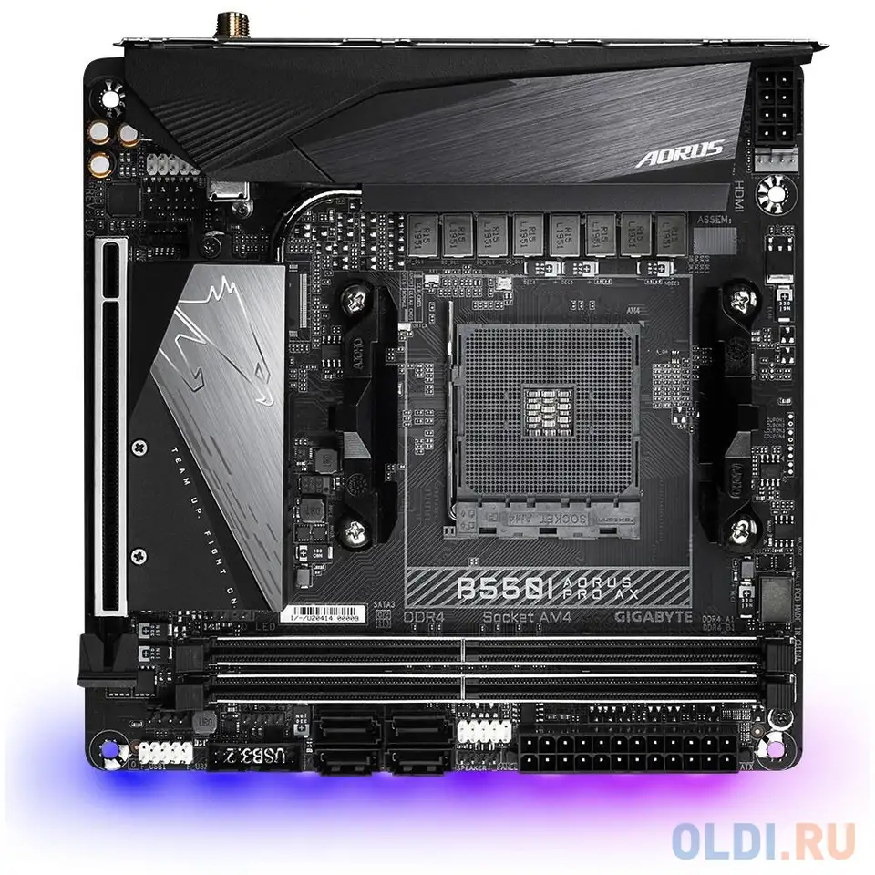 Материнская плата gigabyte b550i aorus pro ax, фотография 1