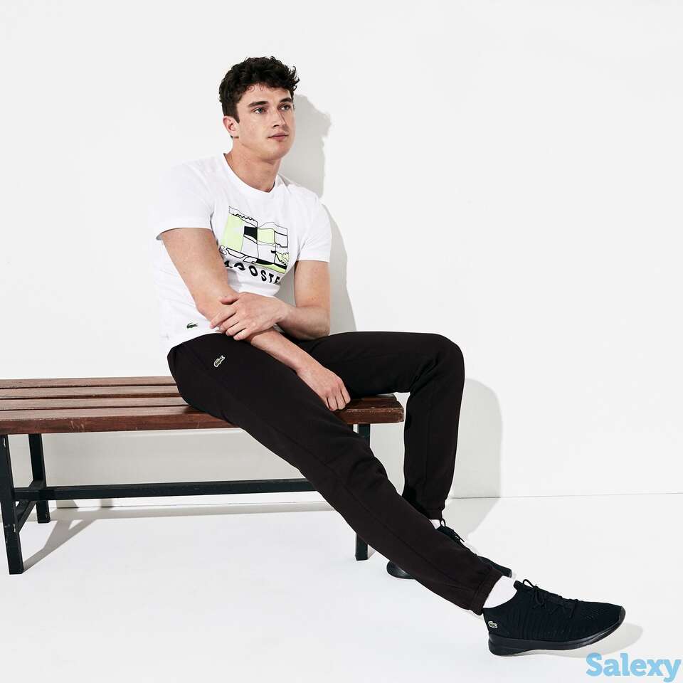 Мужские флисовые брюки lacoste sport tennis, фотография 1