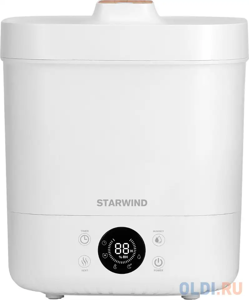 Увлажнитель воздуха starwind shc1415 30вт (ультразвуковой) белый, фотография 1