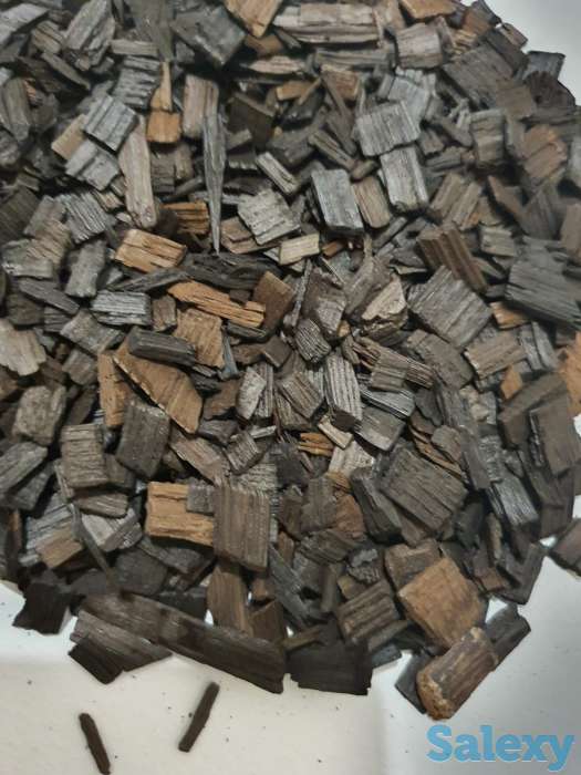 Щепа Кавказского дуба, Чипсы дубовые Сады Алтая сильный обжиг, фотография 2