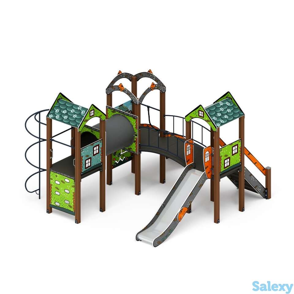 Детский игровой комплекс «городок (город)» дик 2.01.3.03-21 h=1200, фотография 1