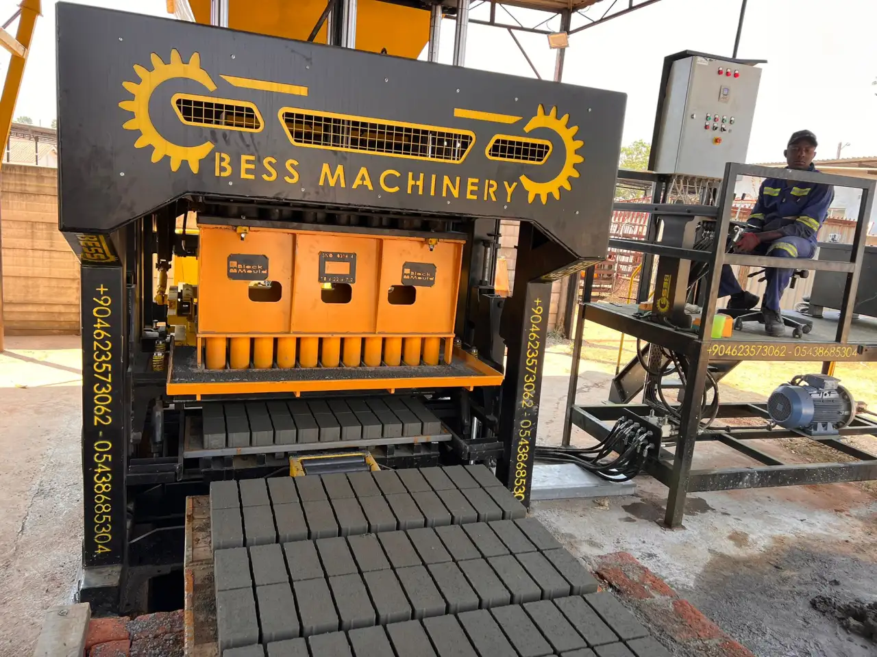 вибропресс PRS-800 с полуавтоматической системой, фотография 5